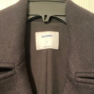 Old Navy Charcoal Wool Blend Jacket